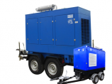 ССМ ЭД-120-Т400-1РКМ2 (Marelli) в шумозащитном кожухе на шасси