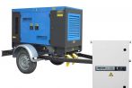ТСС ЭД-40-Т400-2РКМ9 в шумозащитном кожухе на прицепе с АВР